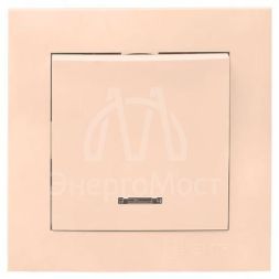 Выключатель 1-кл. СП Валенсия 10А IP20 с индикатором крем. PROxima EKF EWV10-121-20