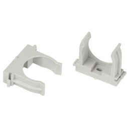 Держатель для труб (клипса) d32мм для прямого монтажа CLIP-32-G-MP сер. (уп.50шт) Эра Б0062106