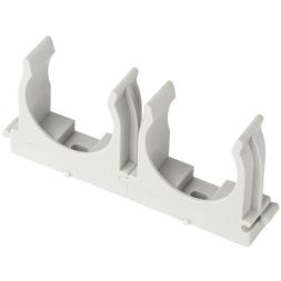 Держатель для труб (клипса) d32мм для прямого монтажа CLIP-32-G-MP сер. (уп.50шт) Эра Б0062106