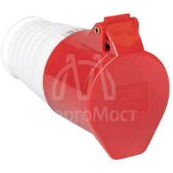 Розетка кабельная 32А 380В 3P+РЕ+N IP44 (225) EKF ps-225-32-380