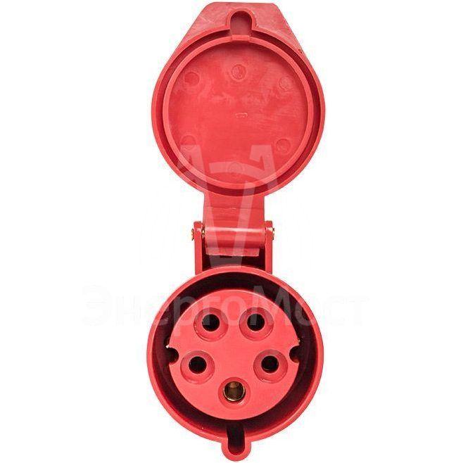 Розетка кабельная 32А 380В 3P+РЕ+N IP44 (225) EKF ps-225-32-380