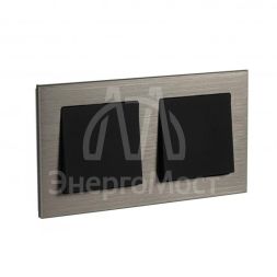 Рамка 2-м AtlasDesign Nature металл латунь SchE ATN312202