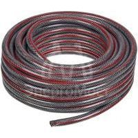 Шланг поливочный ПВХ усиленный премиум пищевой трехслойн. армир. 1/2 25м черн.-красн. Вихрь 73/7/2/10