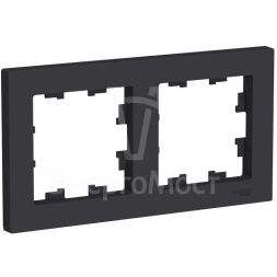 Рамка 2-м AtlasDesign универс. карбон SE ATN001002