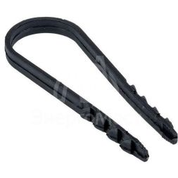 Дюбель-хомут d19-25мм для круглого кабеля черн. (уп.50шт) PROxima EKF plc-ncs50-19x25b