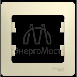 Рамка 1-м Glossa беж. SE GSL000201