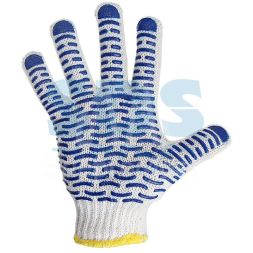 Перчатки х/б с покрытием ПВХ 4 нити REXANT 09-0214