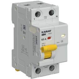 Устройство защиты от дугового пробоя (УЗДП) 1P+N 63А KARAT IEK KA-DP10-1-063