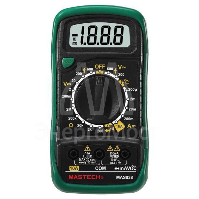 Мультиметр портативный MAS838 Mastech 13-2008