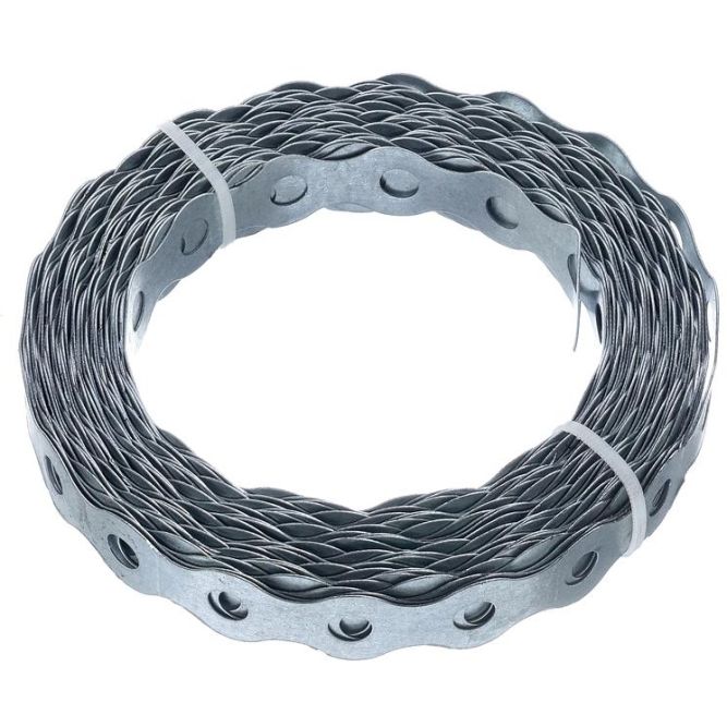 Лента монтажная 0.55х12 волна 10м цинк этикетка СТРОЙМЕТИЗ 4530059