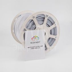 Шнур светодиодный гибкий неон LED SMD 8х16мм 120LED/м теп. бел. (уп.100м) Neon-Night 131-046