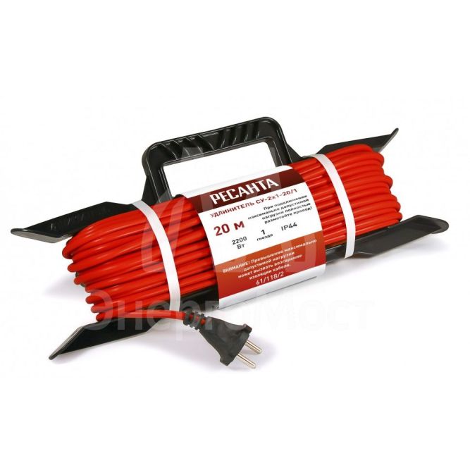 Удлинитель силовой на раме Ресанта СУ-2х1-20/1 (IP44)