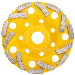 Чашка алмазная шлифовальная Турбо-сегмент 125х22.2мм KRANZ KR-90-0258