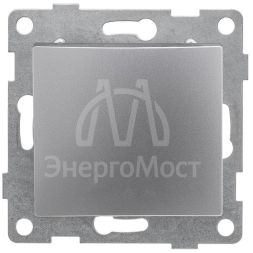 Выключатель перекрестный 1-кл. СП Bravo 10А 250В механизм серебр. GUSI С10В7-004