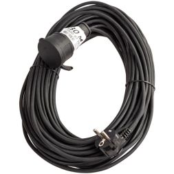 Удлинитель-шнур 1х30м 10А IP44 3500Вт 220-350В КГ 2х1.0мм каучук КОСМОС YSHKsm30m-1g(10A)KG