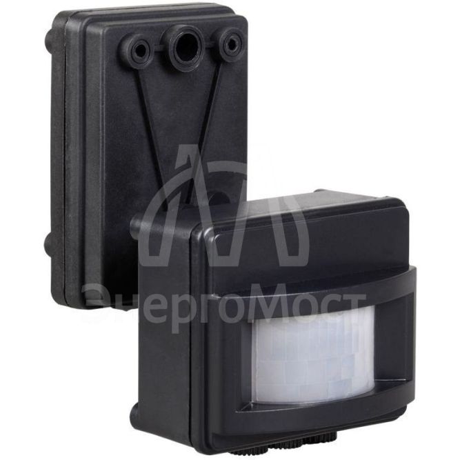 Детектор движения ДД 017 1100Вт угол обз. 120град. дальн. 12м IP44 черн. IEK LDD13-017-1100-002