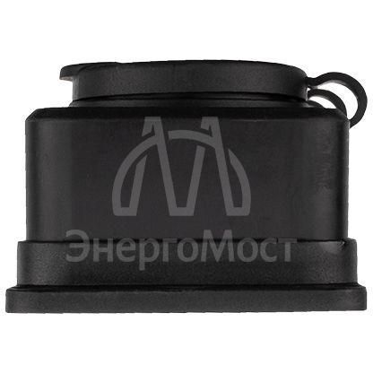 Розетка штепсельная четырехместная влагозащ. с/з 16А IP54 каучук Rexant 111-114