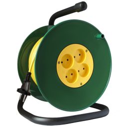 Удлинитель на катушке 4х20м без заземл. 16А IP20 3.5кВт Союз 481S-3302