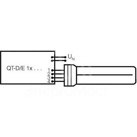 Лампа люминесцентная компакт. DULUX T/E 42W/830 Plus GX24q-4 OSRAM 4050300425641