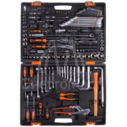 Набор инструментов, 1/2&amp;quot;, 1/4&amp;quot;, CrV, в кейсе 142 предм Вихрь