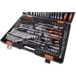 Набор инструментов, 1/2&amp;quot;, 1/4&amp;quot;, CrV, в кейсе 142 предм Вихрь