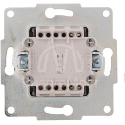 Механизм выключателя 1-кл. 1п СП Karina 10А IP20 с подсветкой крем. LEZARD 707-0388-111