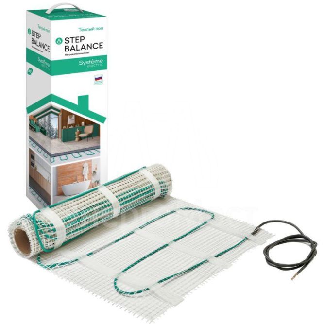 Мат нагревательный Step Balance SBM150040 150Вт/кв.м 600Вт 4кв.м SE SBM150040