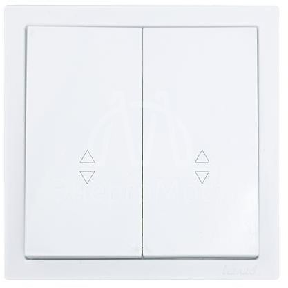 Выключатель проходной 2-кл. СП ZIMA IP20 10А безвинт. зажим бел. LEZARD 704-0288-106QC