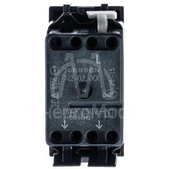 Механизм переключателя 1-кл. 1п 1мод. СП Zenit 16А IP20 с клавишей шампань ABB 2CLA210200N1901