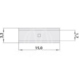 Гильза соединительная (СГ L-15мм) 0.5-1.5кв.мм (BN1.25) REXANT 08-0712