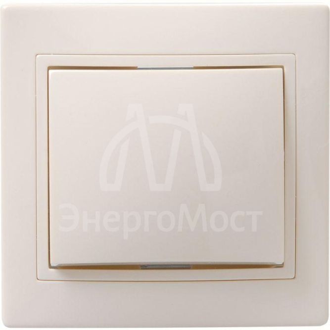 Выключатель 1-кл. СП Кварта 10А IP20 ВС10-1-0-ККм крем. IEK EVK10-K33-10-DM