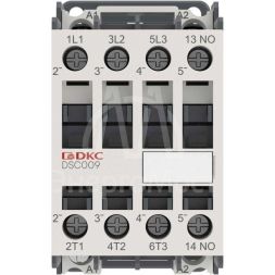 Контактор магнитный YON DSC009 9A 4кВт AC3 3P кат.220В AC 1НО YON DSC009-3C10A230