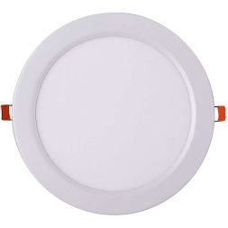 Светильник светодиодный PPL-R 18Вт 6500К IP40 d220мм кругл. ультратонкий встраив. WH ДВО JazzWay 5009721A