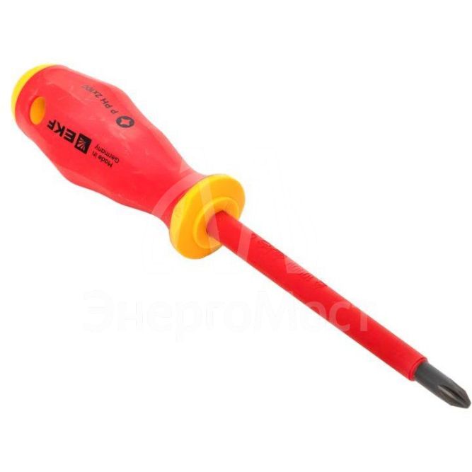 Отвертка Professional PH-FL2х100мм VDE 1000В EKF ph-fl-2-100-pro-in