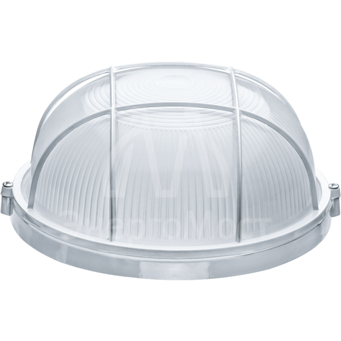 Светильник ЛОН 94 807 NBL-R2-100-E27/WH 1х100Вт E27 IP54 (аналог НПБ 1102 бел. круг с решеткой 100Вт) Navigator 94807