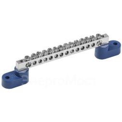 Шина нулевая Ni ШНИ-6х9-14-У2-С на двух угловых изоляторах IEK YNN10-14-C2-K07-N