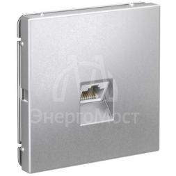 Розетка компьютерная ArtGallery RJ45 кат.6A механизм алюм. SE GAL000386