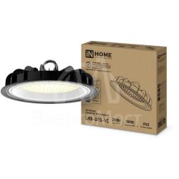 Светильник светодиодный LHB-UFO-VC 200Вт 230В 5000К 18000лм IP65 складской без пульсации IN HOME 4690612033921
