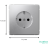 Розетка ArtGallery 16А с заземл. со шторками быстрозажим. клем. механизм алюм. SE GAL000345S
