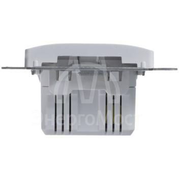 Розетка USB 2-м СП Glossa A+A 5В/2.1А 2х5В/1.05А механизм бел. SchE GSL000133