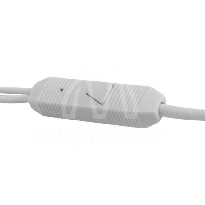 Наушники вакумные с микрофоном проводные ELX-WHP01P-C01 ПРОМО 3.5мм 1.2м пакет бел. Ergolux 15277