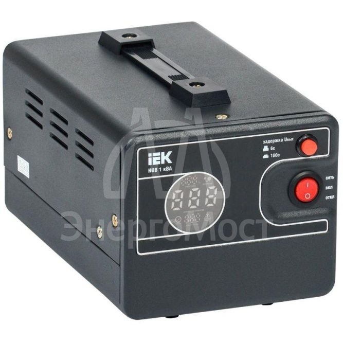 Стабилизатор напряжения 1ф 1кВА HUB переносной IEK IVS21-1-001-13