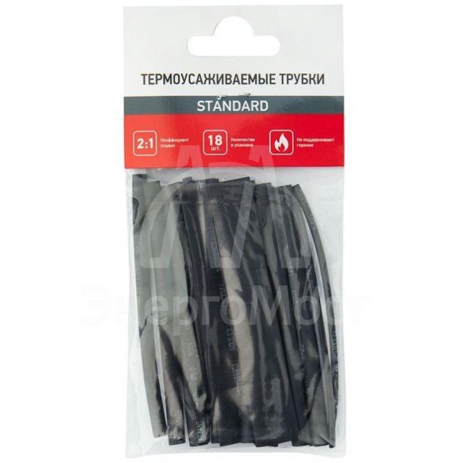 Набор трубок термоусадочных тонкостен. №5 (СТАНДАРТ) Rexant 29-0105