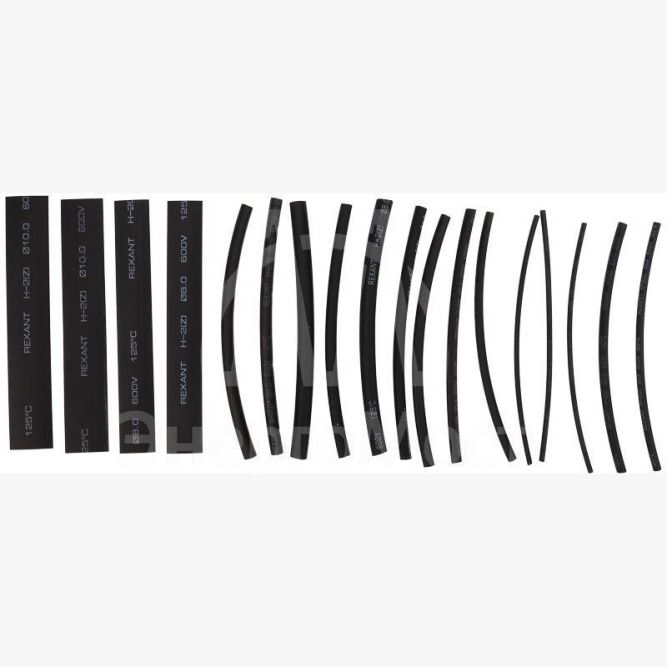 Набор трубок термоусадочных тонкостен. №5 (СТАНДАРТ) Rexant 29-0105