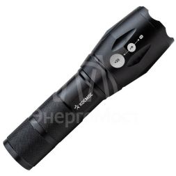 Фонарь Premium 5Вт Q5 LED питание 1х3.7В 18650 Li-on авиац. алюмин. КОСМОС KosAL_5W