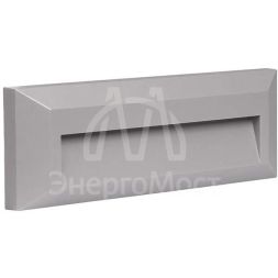 Светильник светодиодный PST/W S230080 3Вт 4000К IP65 накладной для подсветки стен и ступеней GREY Pro+ JazzWay 5005594