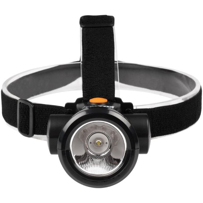 Фонарь аккумуляторный налобный AccuH8-L3W 3Вт IP20 2 режима: яркий 4ч/экономичн. 15ч аккум. 2А.ч регулир. угол наклона JazzWay 5024571