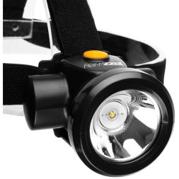 Фонарь аккумуляторный налобный AccuH8-L3W 3Вт IP20 2 режима: яркий 4ч/экономичн. 15ч аккум. 2А.ч регулир. угол наклона JazzWay 5024571