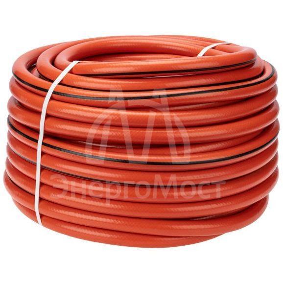 Шланг поливочный ПВХ 3-х слойный 3/4дюйма 50м Люкс ЧЕТЫРЕ СЕЗОНА 62-0230