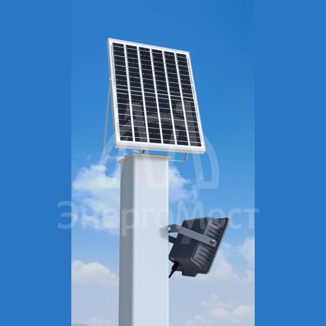 Прожектор светодиодный PFL SOLAR 50 6500К IP65 (в компл. с солнечной панелью и пультом) JazzWay 5044395